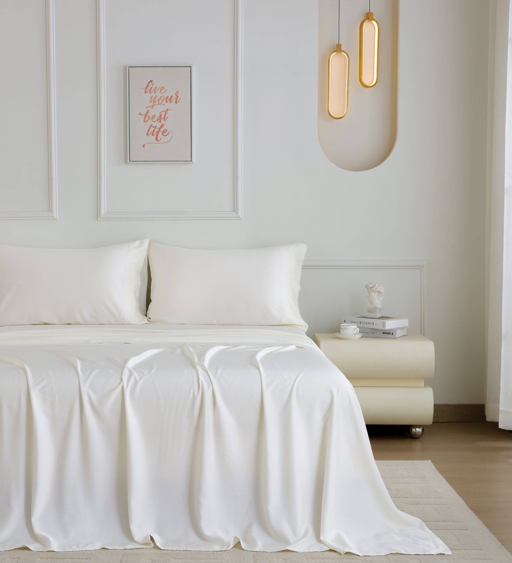 Bamboo Sheets White